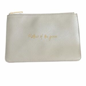 Katie Loxton Metallic Silver Perfect pouch “Mother of the Groom”
